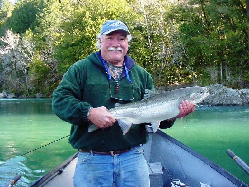 Cheto River steelhead near Brookings